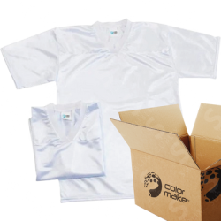 Jersey Aficionado Blanco talla S (Caja de 3) Color Make