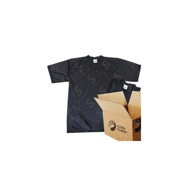 Jersey Aficionado Negro talla S (Caja de 3) Color Make