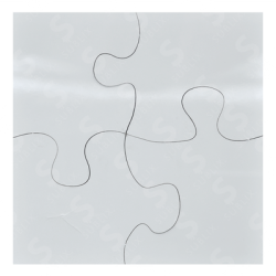 Rompecabezas de MDF. 4 Piezas. 3mm. ColorMake