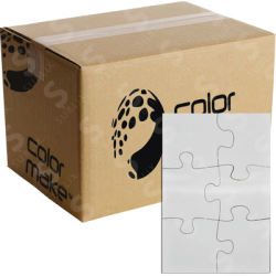 Rompecabezas de MDF Sublimable 6 Piezas 3mm (Caja de 24) Color Make