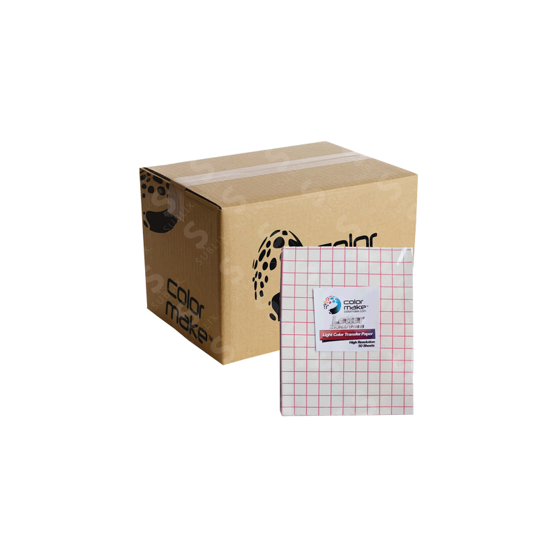 Papel transfer para telas claras (Caja con 100 hojas) Color Make