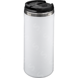 Vaso de Acero 450ml. Tipo Starbucks. Color Blanco ColorMake