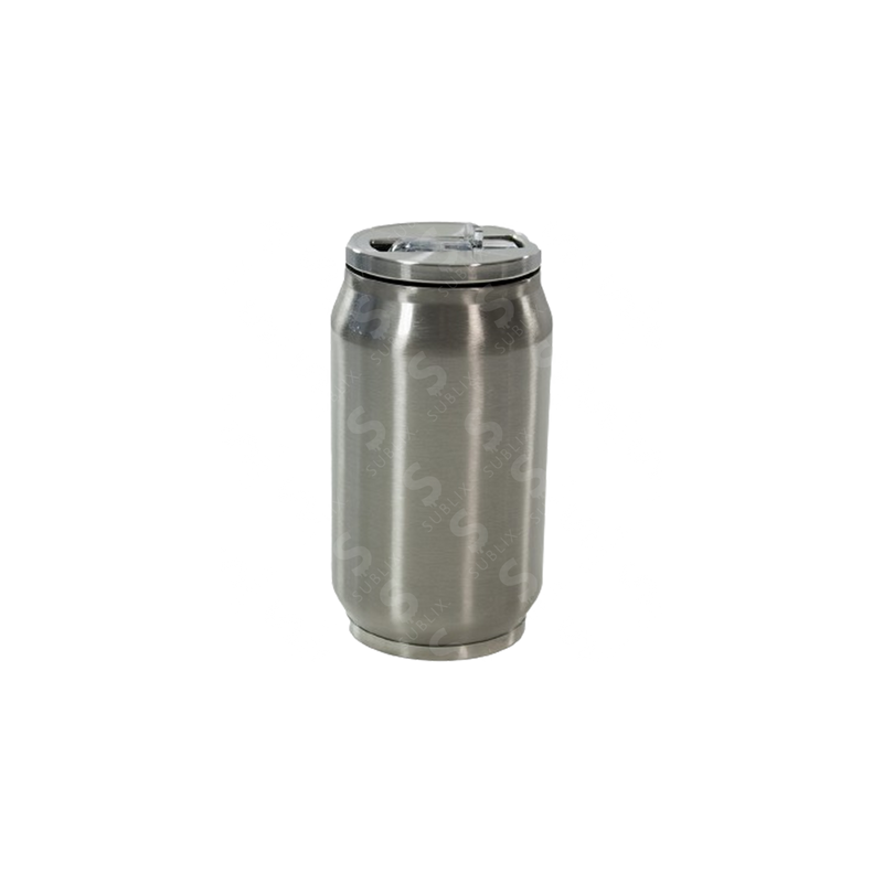 Lata de Acero 300ml Tipo Refresco  Plata Color Make