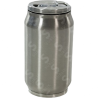 Lata de Acero 300ml Tipo Refresco  Plata Color Make
