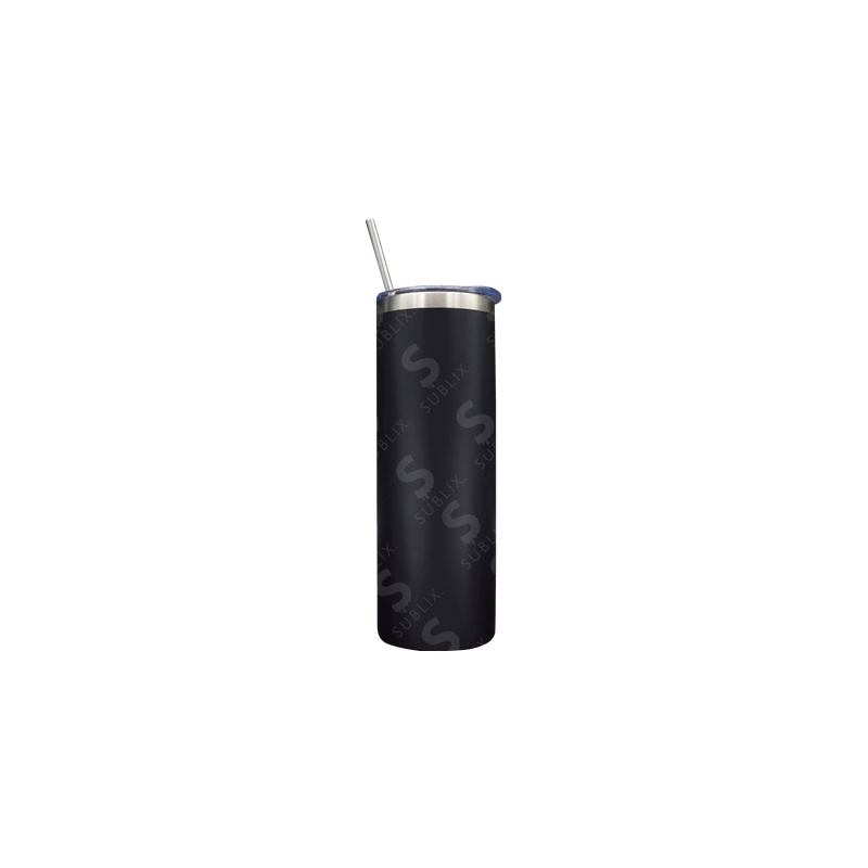 Termo Vaso de acero 600ml Lena Negro Mate