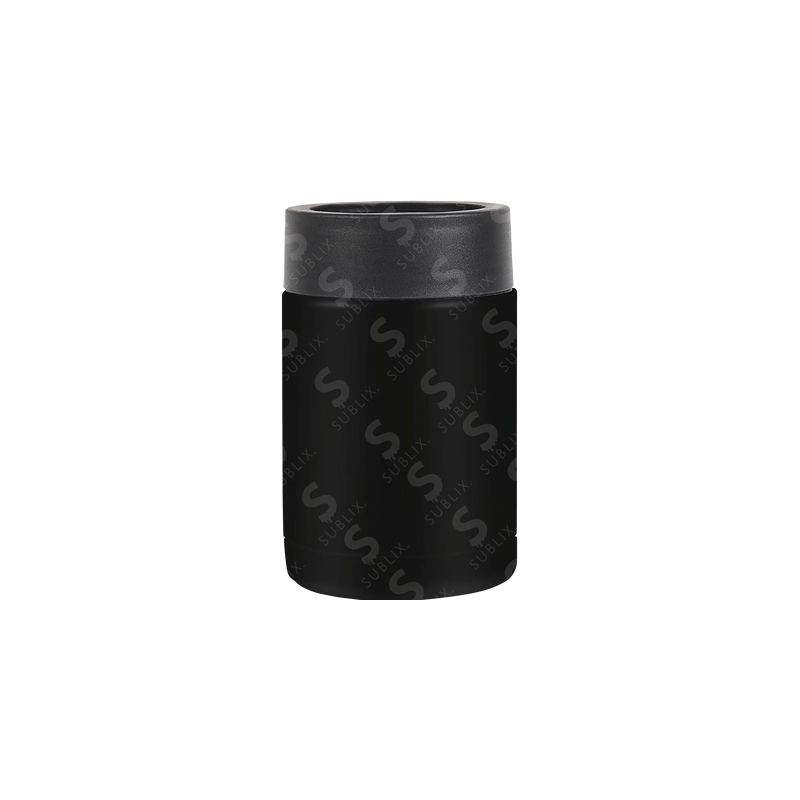 Porta Lata Hanna Negro Mate