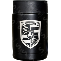 Porta Lata Hanna Negro Mate