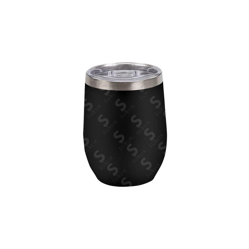 Termo Vaso de acero 350ml Napa Negro Mate