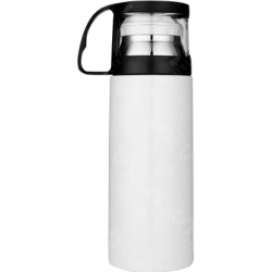 Termo Vaso de acero con taza 500ml Weekend blanco