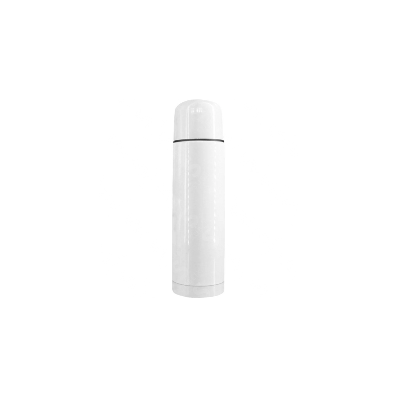 Termo Vaso 750ml Tipo Bala Clasico blanco