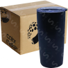 Vaso de Acero 20oz Cónico Tipo Playero  Para grabado Láser (Caja de 24) Color Make