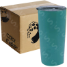 Vaso de Acero 20oz Cónico Tipo Playero  Para grabado Láser (Caja de 24) Color Make
