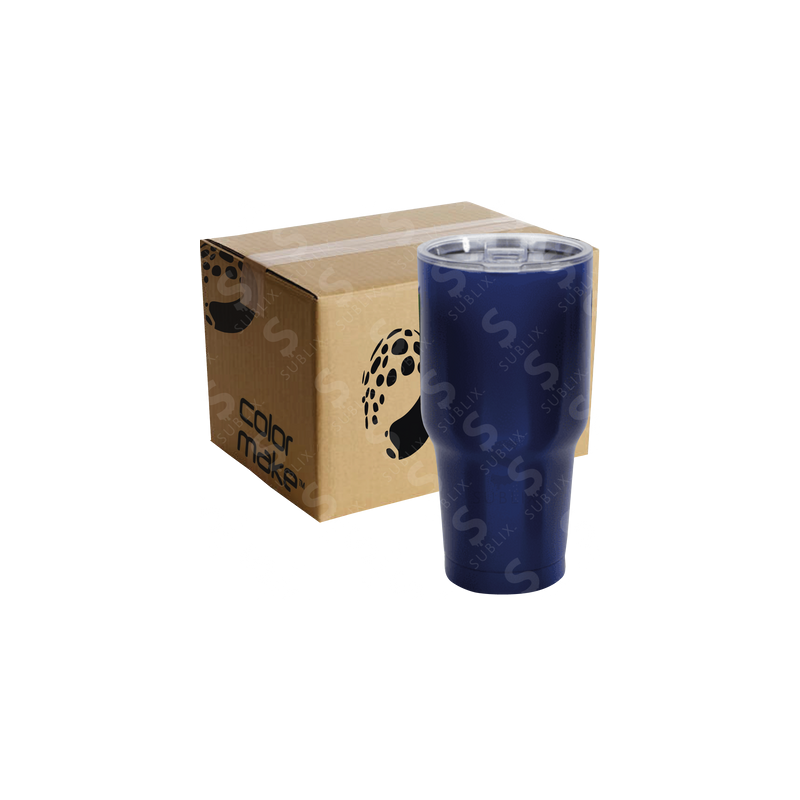 Vaso de Acero 30oz Tipo Viajero Doble Para grabado Láser (Caja de 12) Color Make