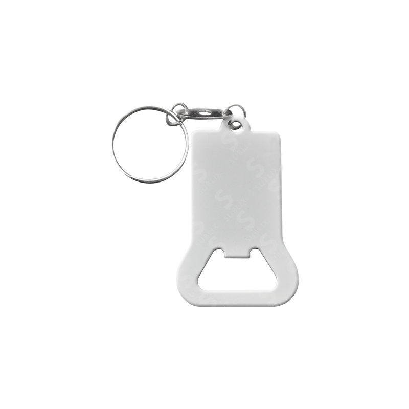 Llavero Destapador De Acero Con Herraje