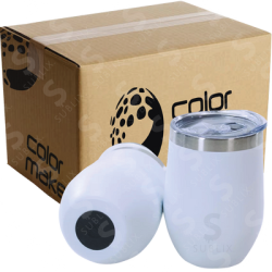 Vaso de Acero 300ml Tipo Vinero Para Láser (Caja de 12) Color Make