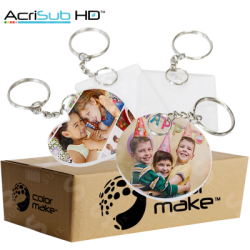 Llavero ACRISUB HD Sublimable Blanco de 5mm (Caja de 25) Color Make