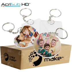Llavero ACRISUB HD Sublimable Blanco de 5mm (Caja de 25) Color Make