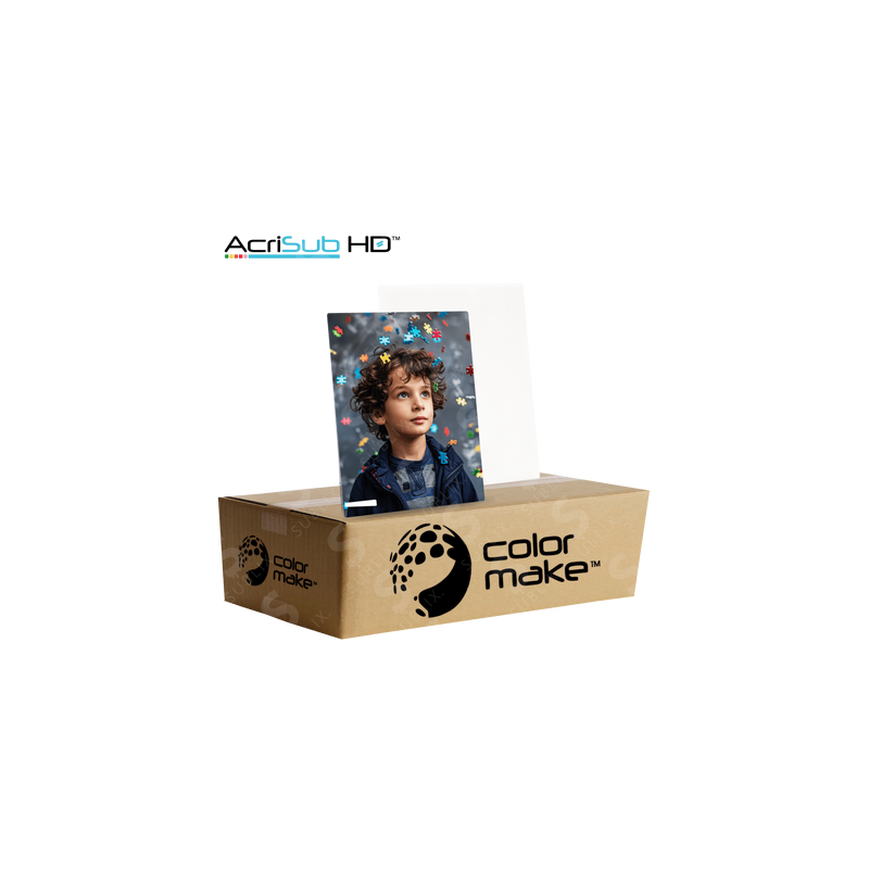 Portarretrato ACRISUB HD Sublimable Blanco de 15X20cm de 5mm (Caja de 15) Color Make