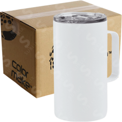Taza de Acero 700ml Coffee Tipo Camper Grande (Caja de 12) Color Make
