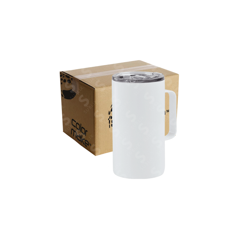 Taza de Acero 700ml Coffee Tipo Camper Grande (Caja de 12) Color Make