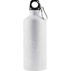 Botella de aluminio 600ml. Deportiva color blanco ColorMake