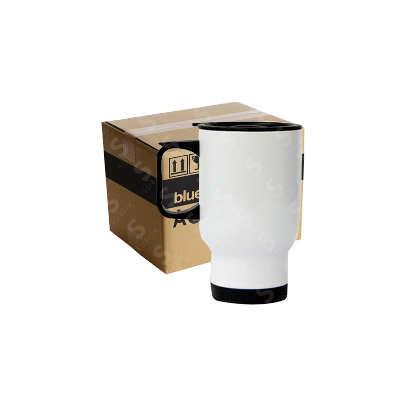 Jarra de Acero 16oz Tipo Viajera (Caja de 12) Blue Heat