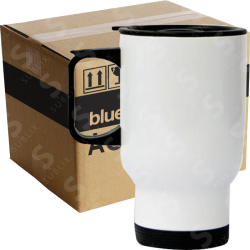 Jarra de Acero 16oz Tipo Viajera (Caja de 12) Blue Heat