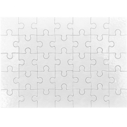 Rompecabezas Carton A5 35 Pcs 20x14 Blanco