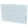 Rompecabezas Carton A4 70 Pcs 29x20 Blanco