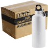 Botella de aluminio 600ml Deportiva color blanco (Caja de 12) Blue Heat