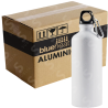 Botella de aluminio 600ml Deportiva color blanco (Caja de 12) Blue Heat
