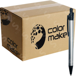 Pluma de Aluminio gancho de Metal Modelo 707  Para Sublimar  Plata (Caja de 50) Color Make
