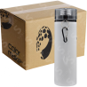 Botella de aluminio 750ml Blanca tapa de rosca Negra (Caja de 12) Color Make