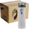 Botella de aluminio 750ml Blanca tapa de rosca Negra (Caja de 12) Color Make