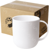Taza de cerámica 11oz Blanca Base Redonda (Caja de 36) Color Make