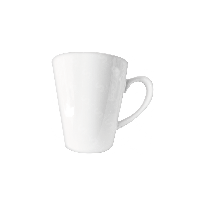 Taza de cerámica 12oz. Blanca. Cónica ColorMake