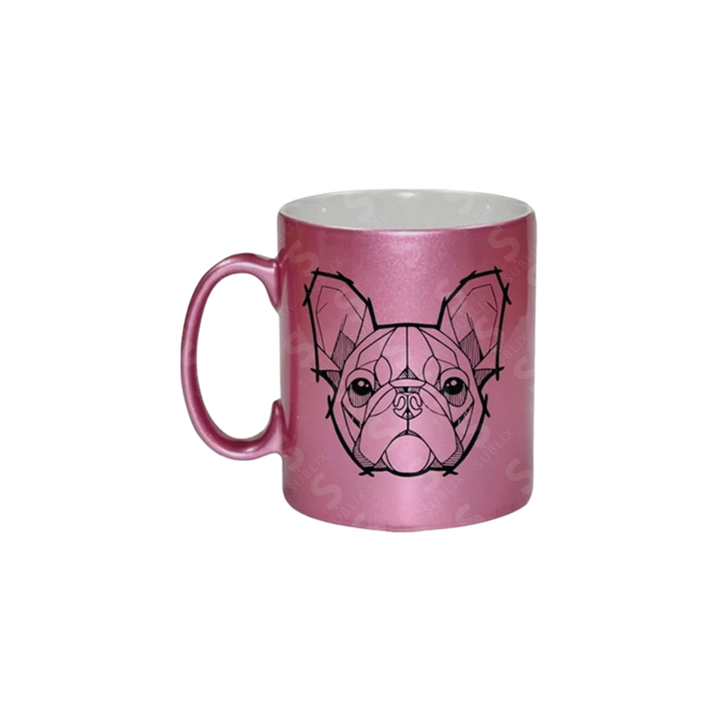 Taza de cerámica 11oz. Perlada Color Make