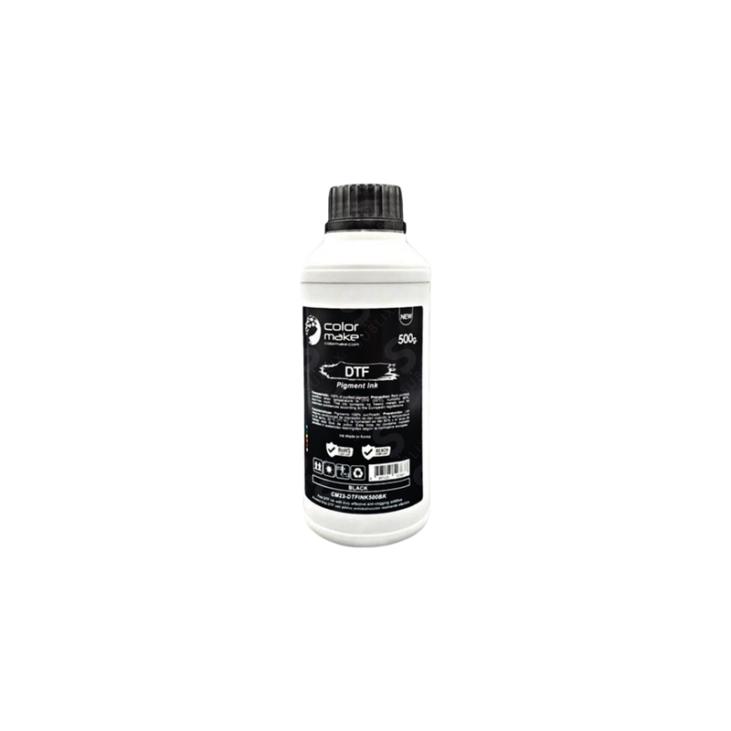 Tinta DTF Etiqueta Negra 1kg  Black Color Make