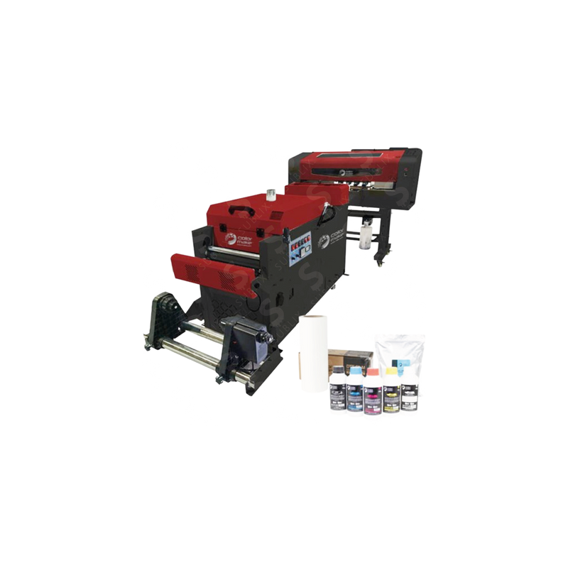 Sistema de Impresión DTF 302i Color Make High Speed; Impresora DTF 2 Cabezales Epson XP600 (Incluye: Impresora, Horno, Tintas, F