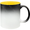 Taza de cerámica 11oz Mágica Color Negro Interior De Colores