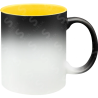 Taza de cerámica 11oz Mágica Color Negro Interior De Colores