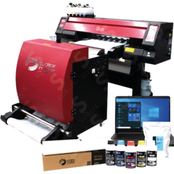Sistema de Impresión DTF 702i Color Make High Speed; Impresora DTF 2 Cabezales Epson i3200  (Incluye: Impresora, Horno, Tintas, 