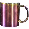 Taza de cerámica 11oz. Metálica Tornasol