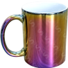 Taza de cerámica 11oz. Metálica Tornasol