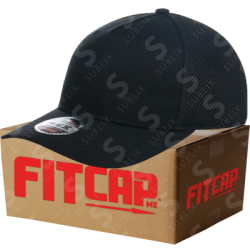 Gorra FitCap Adulto Modelo MEX No 025 Color Negro (Caja de 6 pzas)