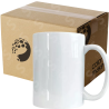 Taza de cerámica 15oz Blanca Grado AA (Caja de 36) Color Make