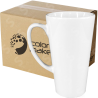 Taza de cerámica 17oz Blanca Cónica (Caja de 24) Color Make