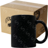 Taza de cerámica 11oz Mágica glitter negro (Caja de 36) Color Make