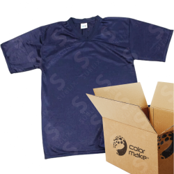 Jersey Aficionado Azul Marino talla S (Caja de 3) Color Make